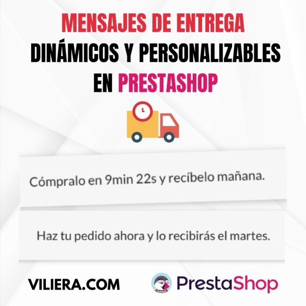 Script Personalizable de Mensaje de Entrega para PrestaShop