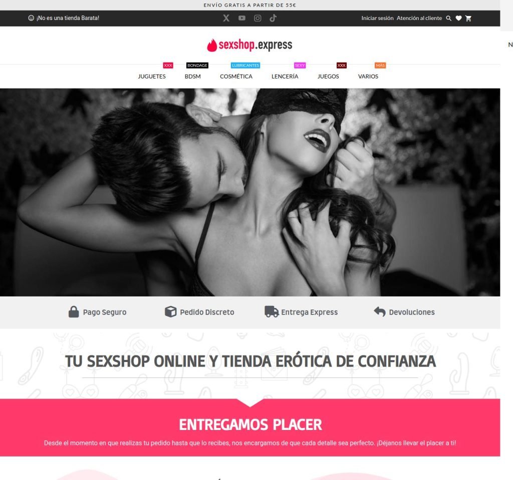 Sexshop.Express una de las mejores tiendas eróticas en España