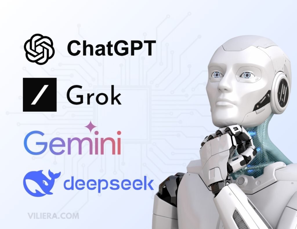Comparativa de Inteligencias Artificiales: Grok, ChatGPT, DeepSeek y Gemini