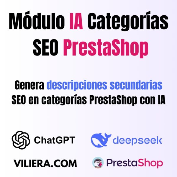 MODULO PRESTASHOP - Descripciones secundarias SEO en categorías PrestaShop